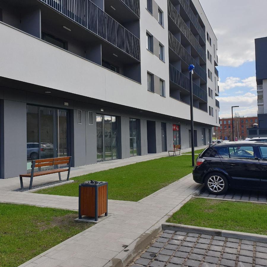 Q Apart Silver -Klimatyzowane Studio Przy Manufakturze Z Garazem Gratis, Fv Lodz (Lodz) Luaran gambar