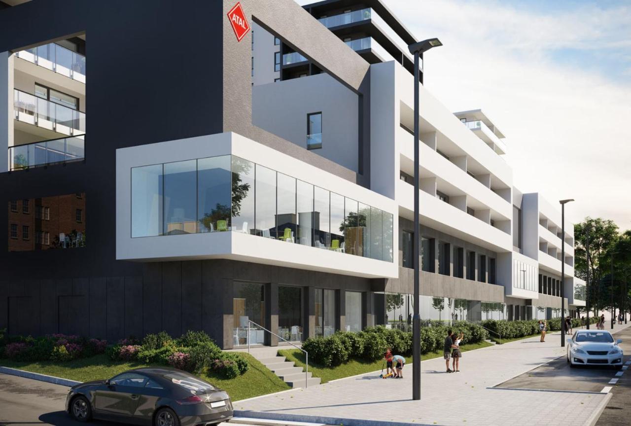 Q Apart Silver -Klimatyzowane Studio Przy Manufakturze Z Garazem Gratis, Fv Lodz (Lodz) Luaran gambar